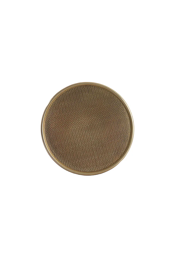 Dish 23x1,5 cm ILAY antique bronze - Image 2