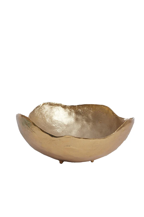Dish 28x11,5 cm HAZAL light gold