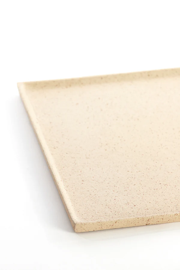 Dish 29,5x29,5x1,5 cm MAES sand+light brown spotted - Image 2