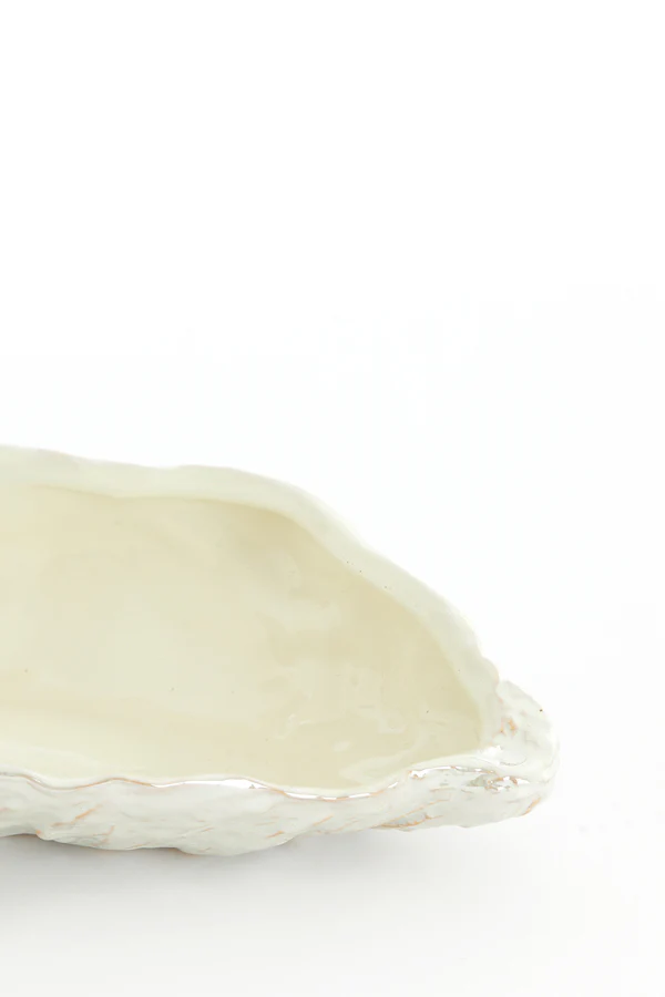 Dish 30,5x18x7 cm KALAKO ceramics cream pearl - Image 2