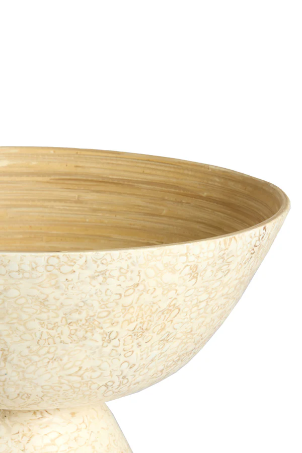 Dish 30x15 cm GRACIO bamboo natural+cream - Image 2