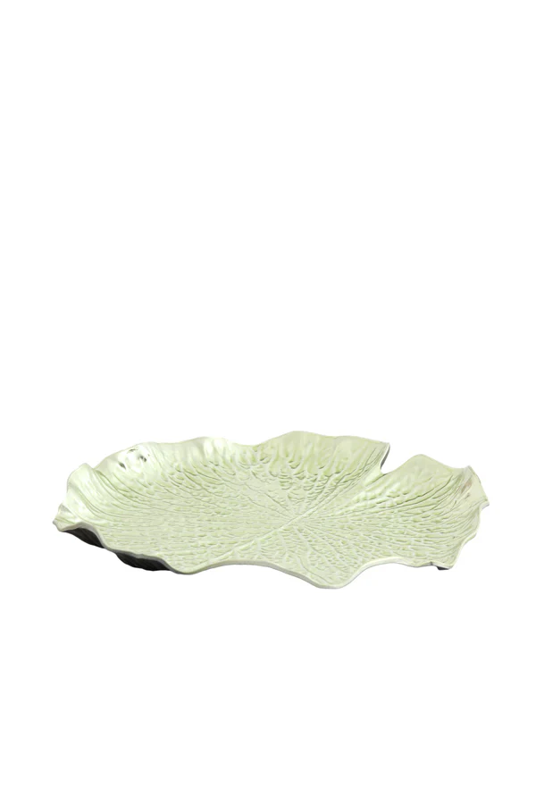 Dish 31x3,5 cm RAVINA metallic light green