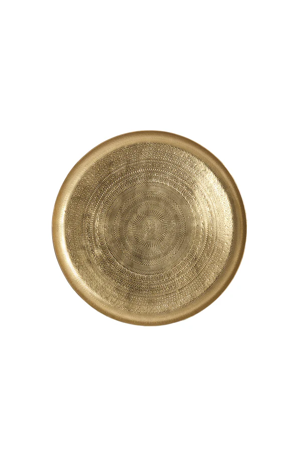 Dish 34,5x3 cm KROSNA gold - Image 2