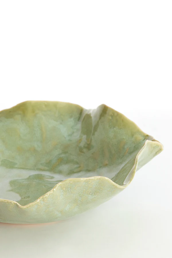Dish 34x31x11 cm BANDA ceramics mint green - Image 2