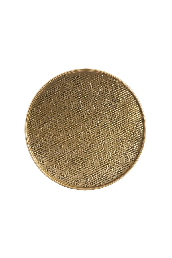 Dish 38x1 cm MANAROLA antique bronze - Image 2