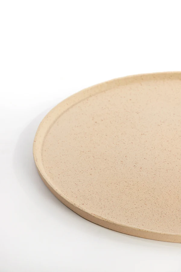Dish 40x1,5 cm MAES sand+light brown spotted - Image 2