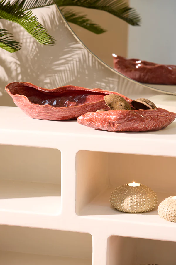 Dish 41x20,5x10 cm KALAKO ceramics coral - Image 4