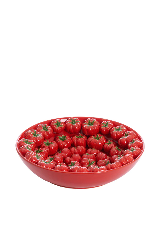 Dish 43x12 cm TAMINA ceramics red - Image 2