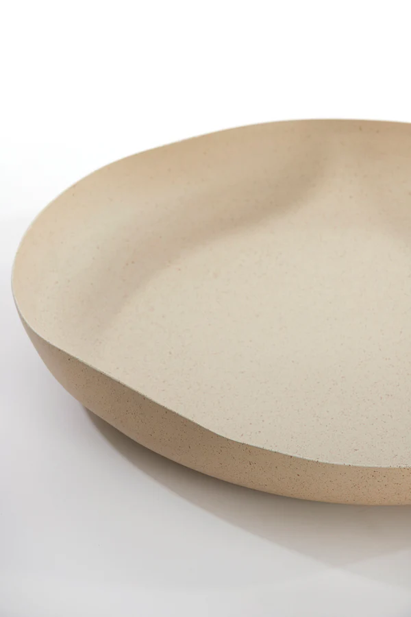 Dish 44x43,5x7 cm ANZIO sand+light brown spotted - Image 2
