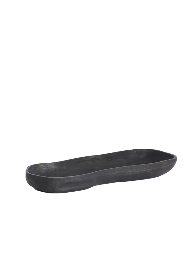 Dish 45x17,5x5 cm BUGABA wood antique dark brown - Image 2