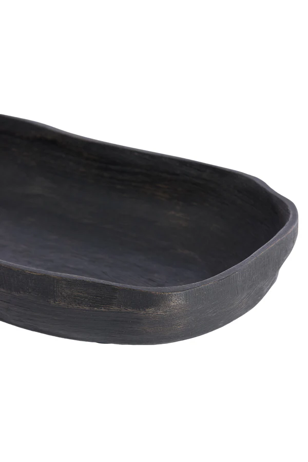 Dish 45x17,5x5 cm BUGABA wood antique dark brown - Image 3