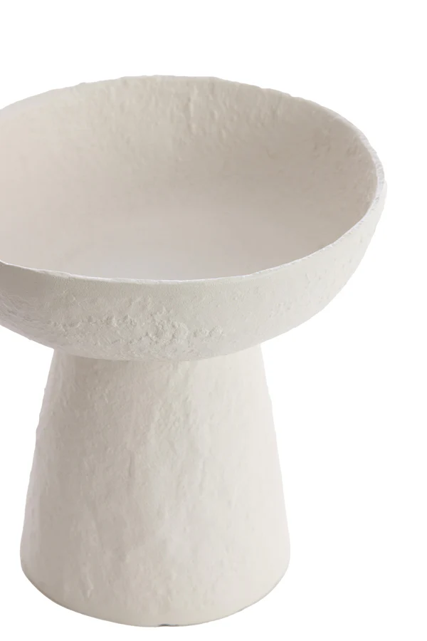 Dish on base 20,5x18 cm OTA cream - Image 2