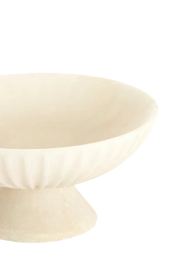 Dish on base 25x12 cm SHILA cream - Image 2