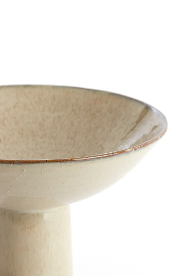 Dish on base 28x18,5 cm VASCO shiny beige - Image 2