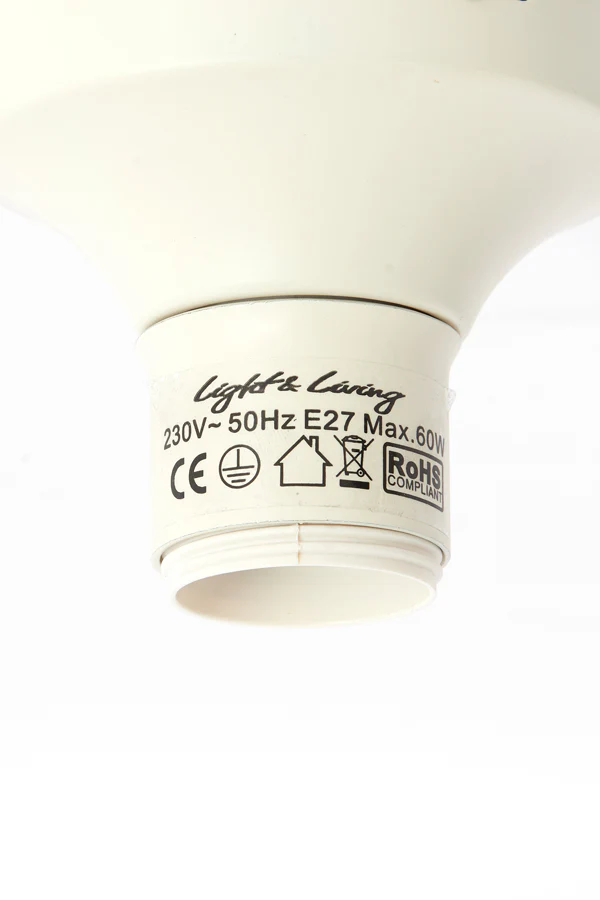 Electricity for ceiling lamp 10x8,5 cm ZARINA cream - Image 2