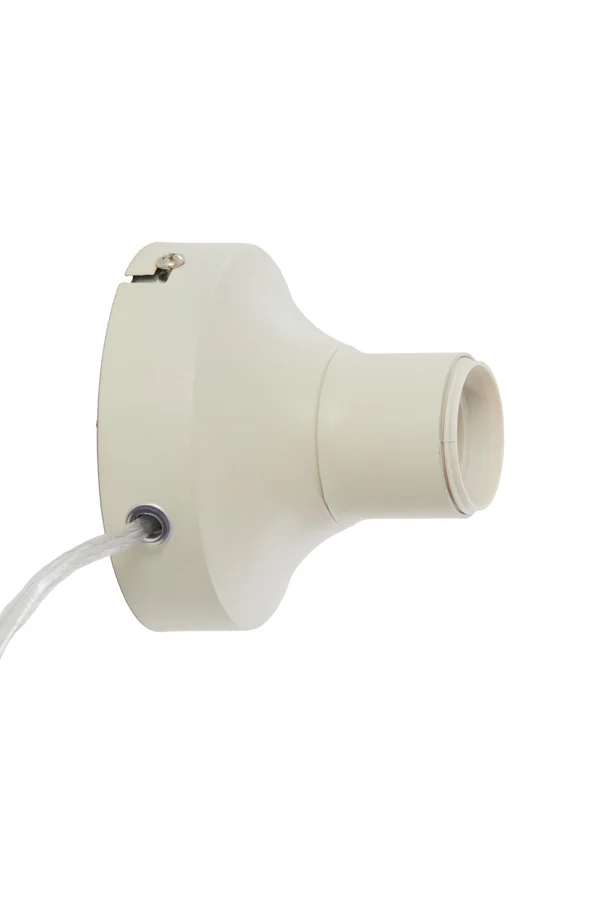 Electricity for wall lamp 10x8,5 cm ZARINA cream