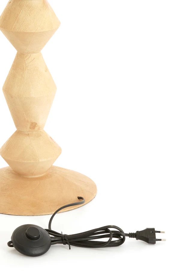 Floor lamp 23x133 cm EDIE wood matt natural - Image 5