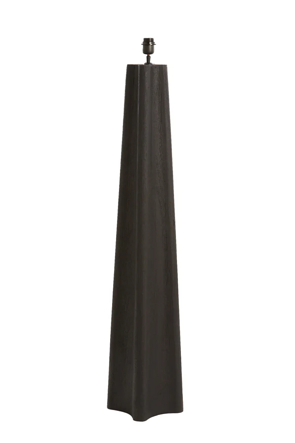 Floor lamp 23x23x125 cm NAVELLI wood matt black - Image 2