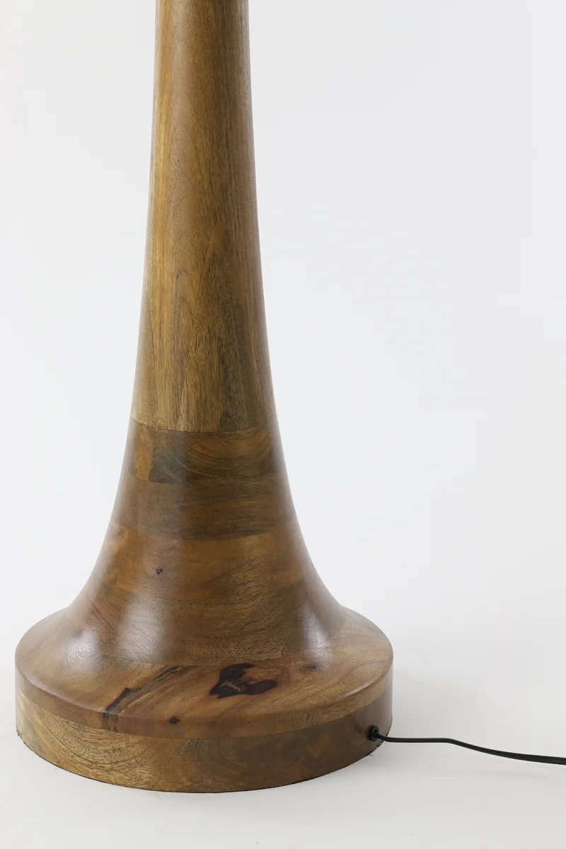 Floor lamp 25x135 cm JOVANY wood oil brown - Image 4