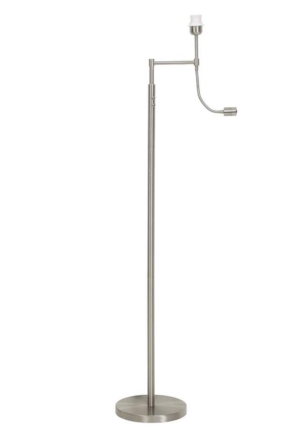 Floor lamp 25x138 cm CALGARY nickel satin+LED flex