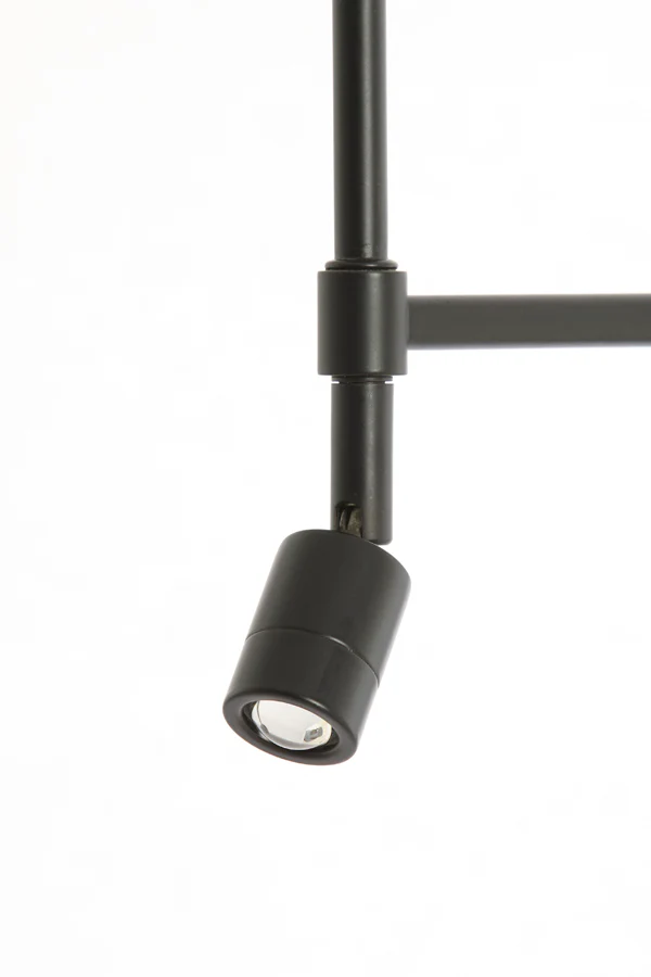 Floor lamp 25x140 cm MONTANA matt black with LED - Image 5
