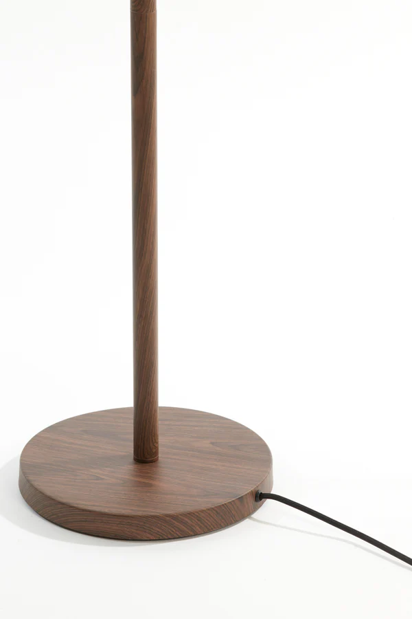 Floor lamp 25x148,5 cm WASHINGTON wood print dark brown - Image 3