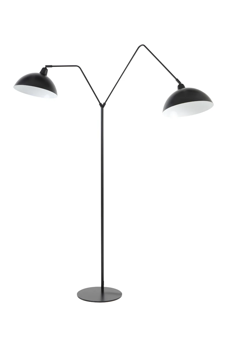Floor lamp 2L 140x31x180 cm ORION matt black