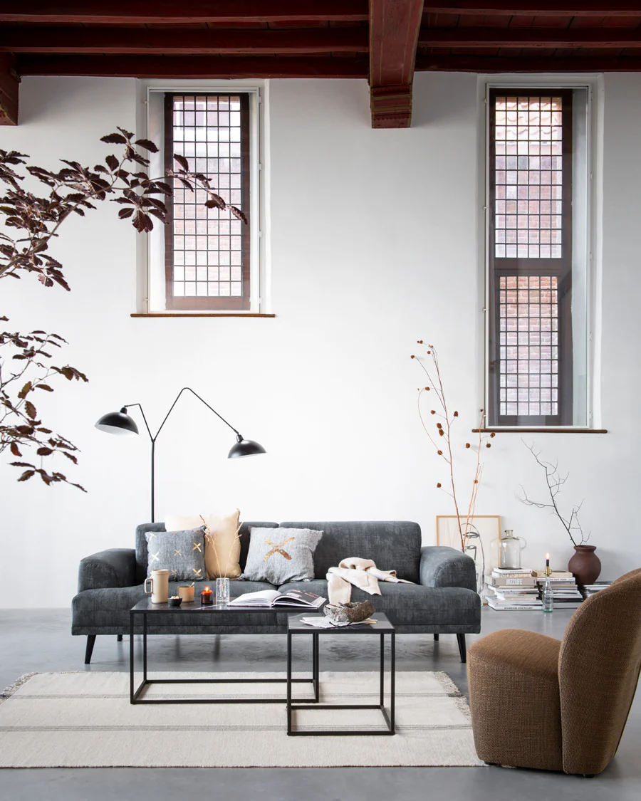 Floor lamp 2L 140x31x180 cm ORION matt black - Image 3