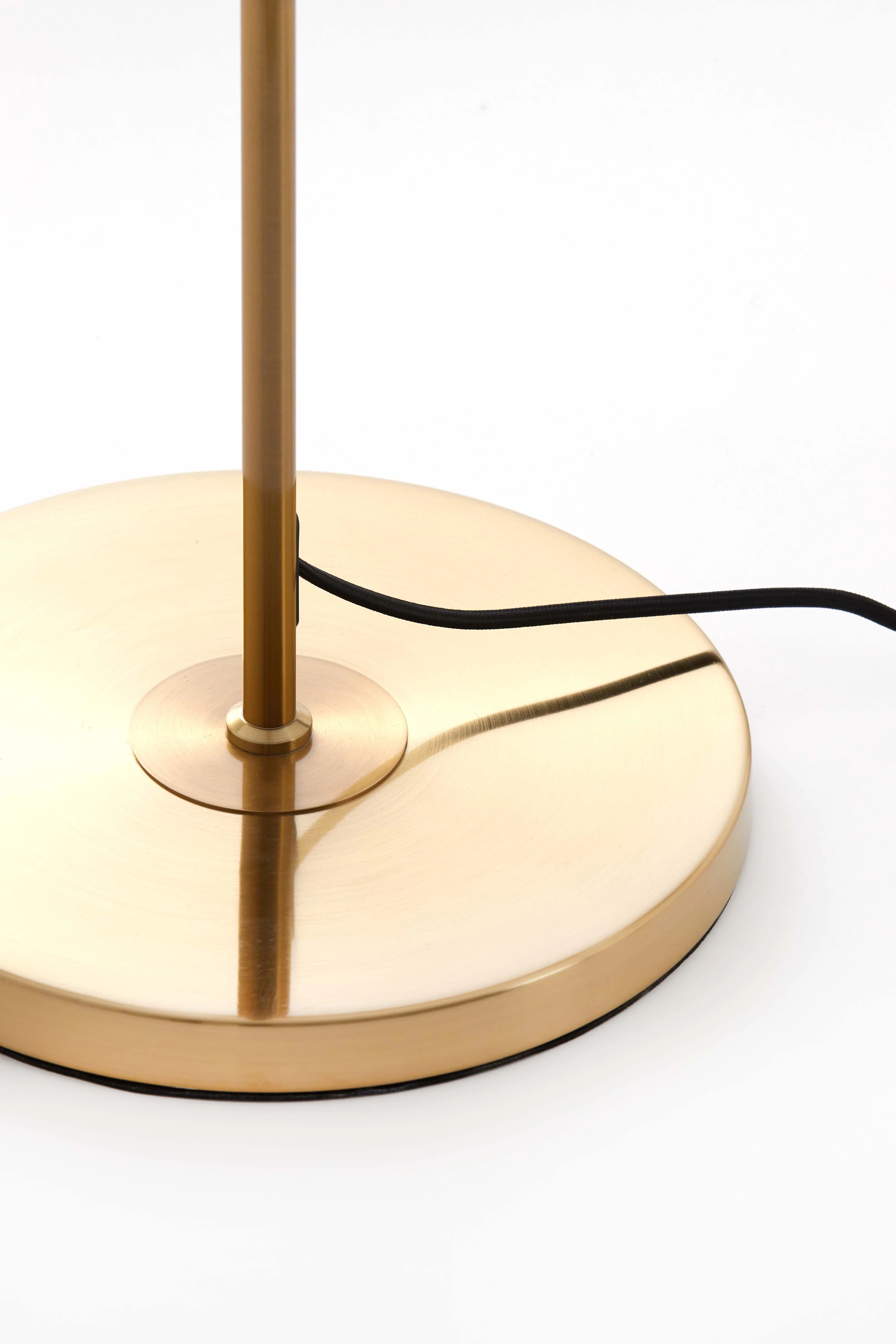 Floor lamp 30x160 cm MEDINA glass amber+gold - Image 6
