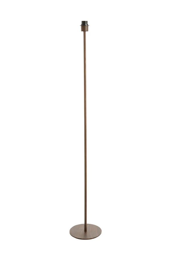 Floor lamp 30x20x130 cm CERINI wood print dark brown - Image 4