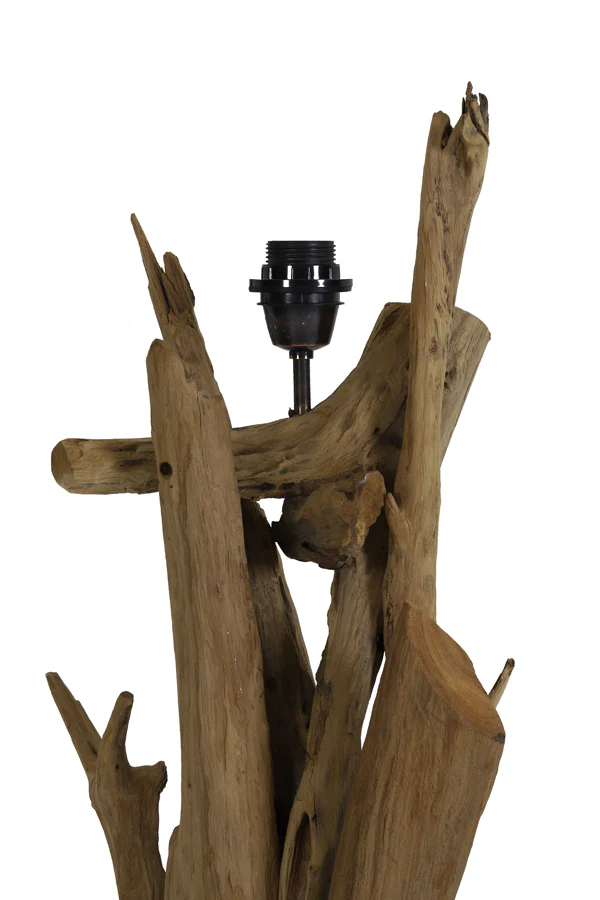 Floor lamp 35x133 cm VIDIN wood - Image 4