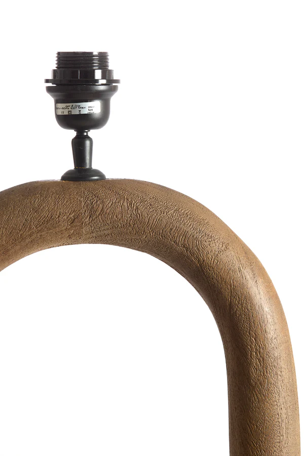 Floor lamp 35x20x119 cm PACECO wood grey-dark brown - Image 2