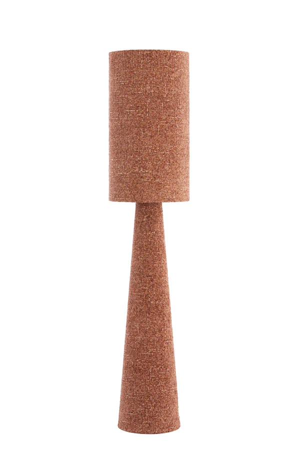 Floor lamp 38x180 cm MICKY bouclé burgundy