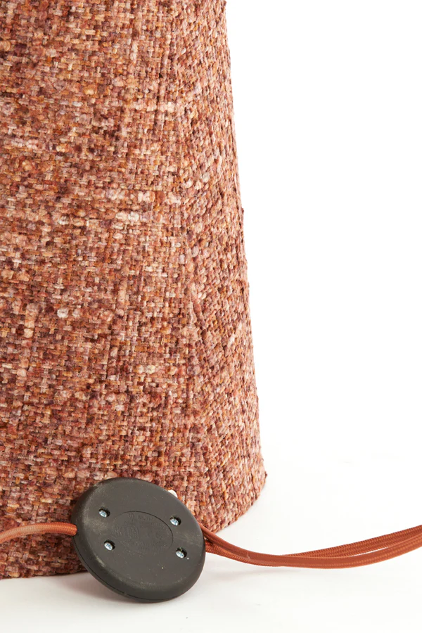 Floor lamp 38x180 cm MICKY bouclé burgundy - Image 2