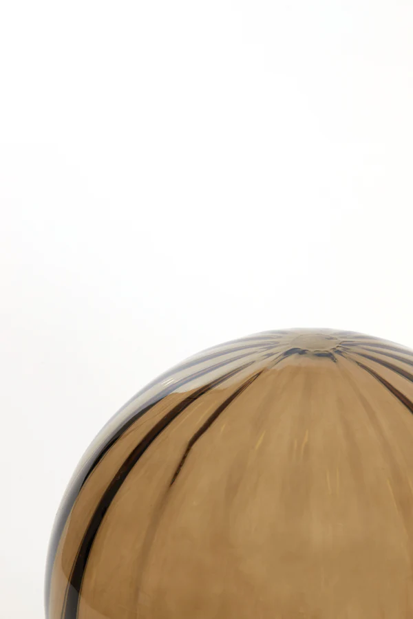 Floor lamp 3L E14 38x20x162 cm MAGDALA glass brown+gold - Image 4