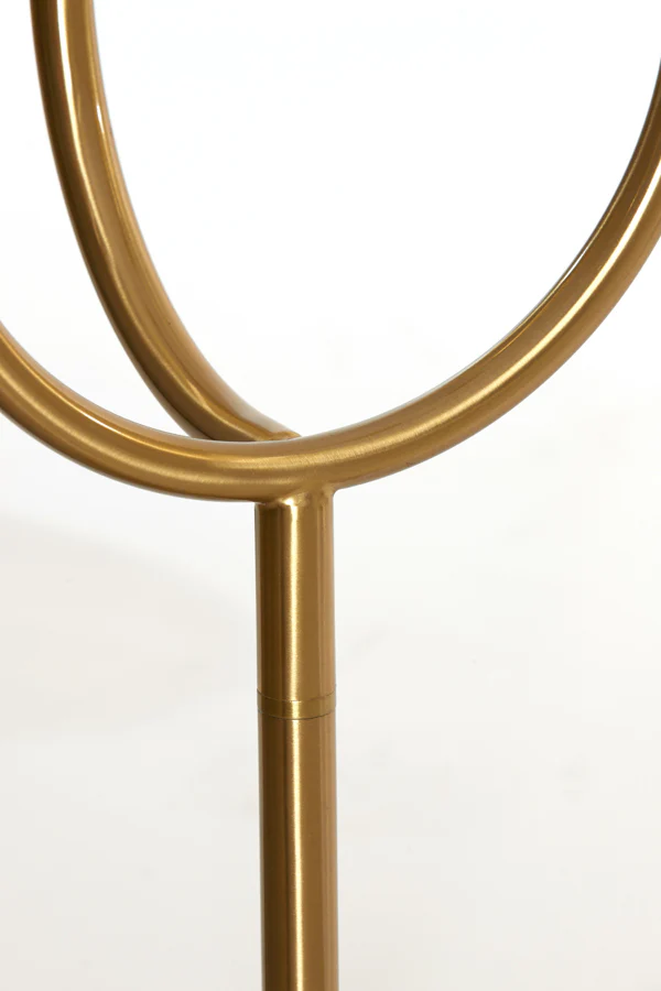 Floor lamp 3L E14 38x20x162 cm MAGDALA glass brown+gold - Image 5