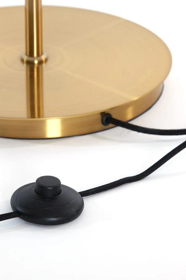 Floor lamp 3L E14 38x20x162 cm MAGDALA glass brown+gold - Image 8