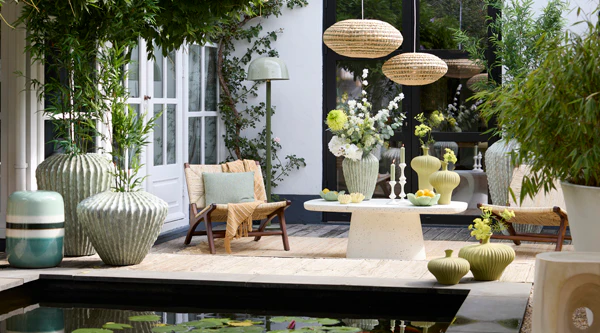 Floor lamp 40x155 cm MARIVET olive green+light green - Image 6