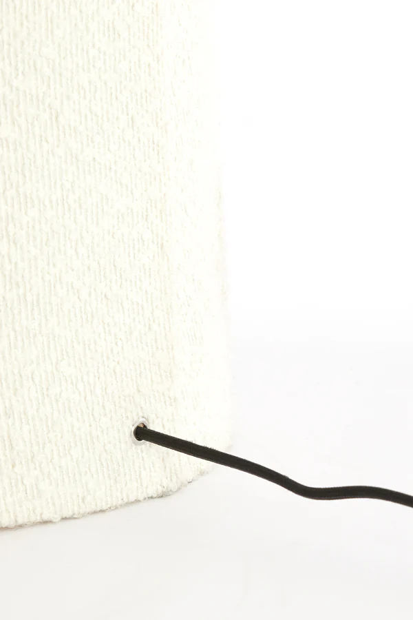 Floor lamp 40x165 cm MIKKEL bouclé cream - Image 6