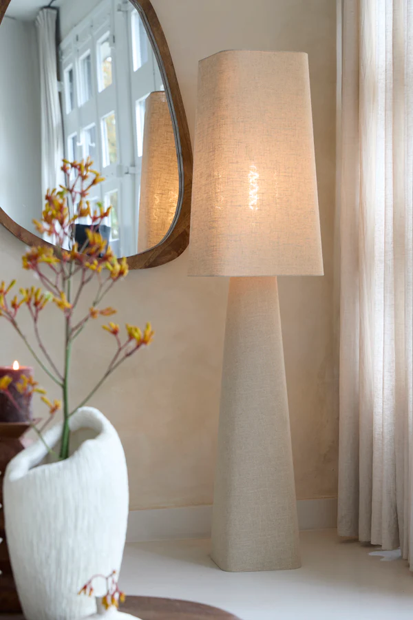 Floor lamp 40x40x176 cm MIKKO linen natural - Image 6
