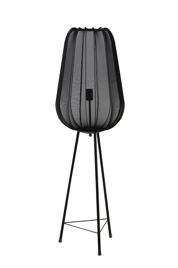 Floor lamp tripod 42x132 cm PLUMERIA black