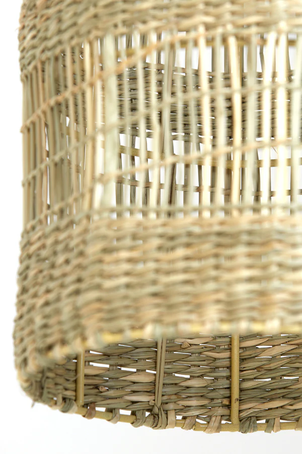 Hanging lamp 20x42 cm LATIKA seagrass natural - Image 4