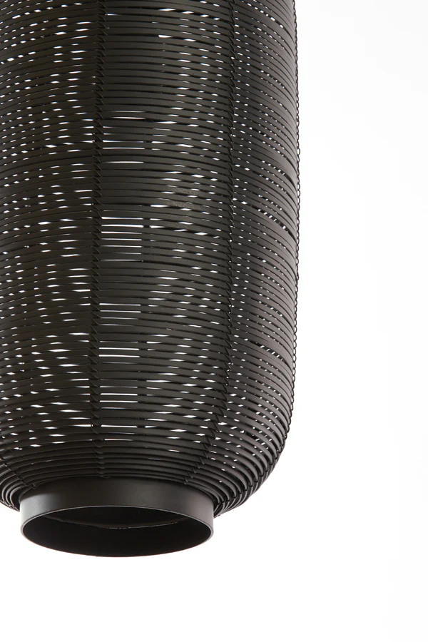 Hanging lamp 21x44 cm TOMEK matt black - Image 3
