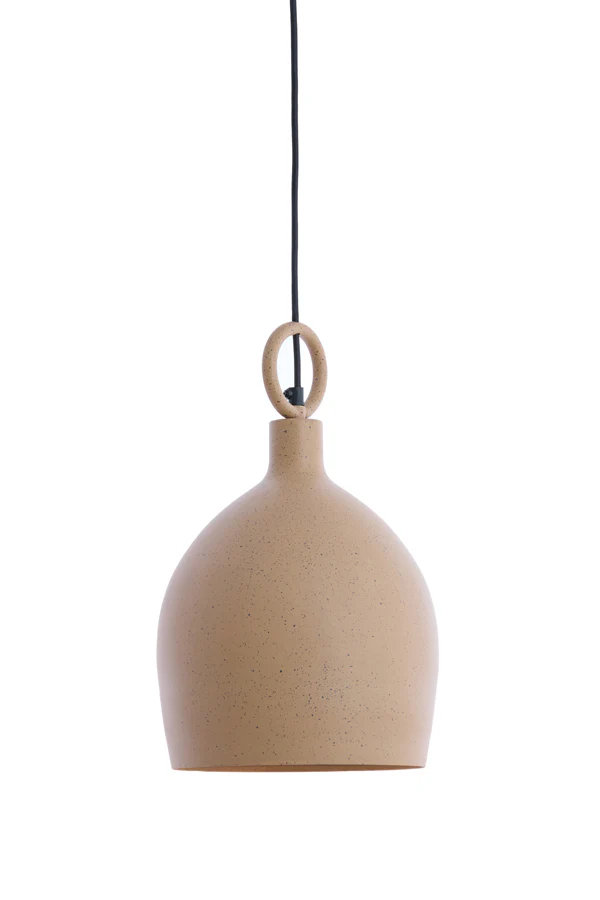 Hanging lamp 24x39 cm ROSERO terra+brown spotted - Image 6