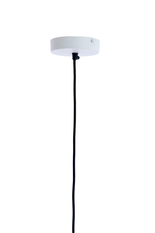 Hanging lamp 24x39 cm ROSERO white+light grey spotted - Image 2