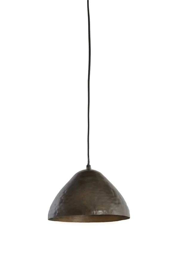 Hanging lamp 25x15 cm ELIMO dark brown bronze - Image 7