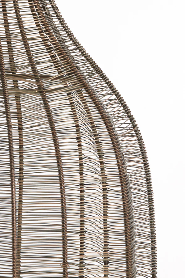 Hanging lamp 25x41,5 cm MARIAMA antique bronze - Image 2