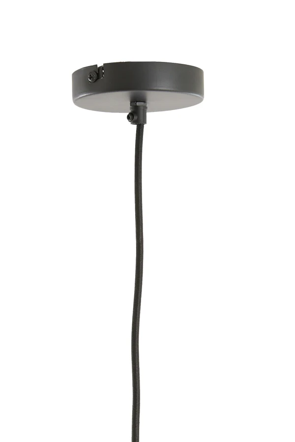 Hanging lamp 26x56 cm DIVALA antique dark terra - Image 2