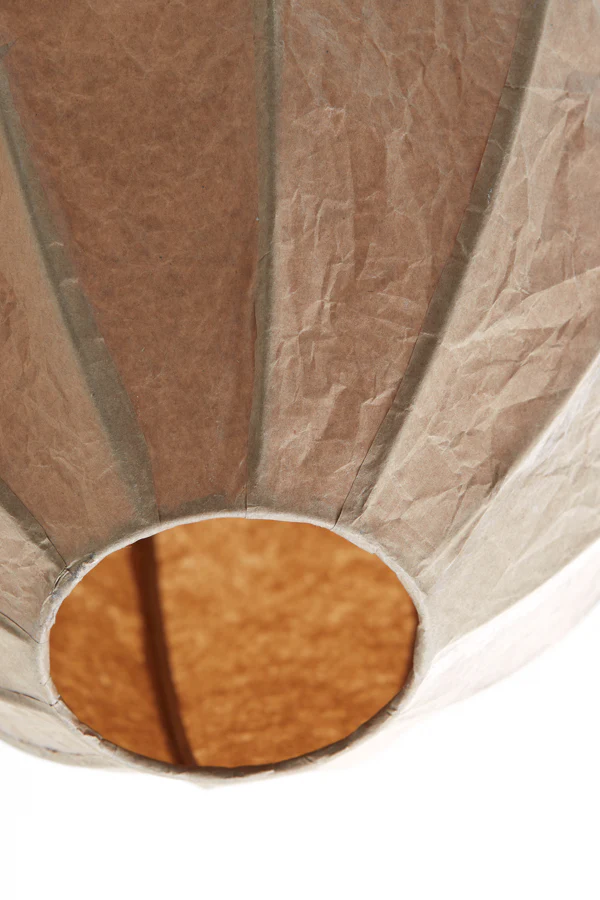 Hanging lamp 28,5x38 cm MILATOS kraft paper brown - Image 6