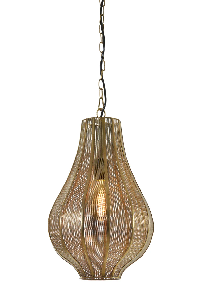 Hanging lamp 29x48,5 cm MICHA gold - Image 2